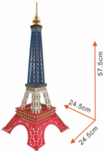 Load image into Gallery viewer, Paris Eiffel Tower Model Kit - Wooden Laser-Cut 3D Puzzle (94 Pcs)
