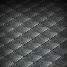 Load image into Gallery viewer, Black Shades HEX Flooring - Custom Printed 2x2 Tile