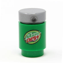 Load image into Gallery viewer, B3 Customs® Printed Making Dew Soda Can made using LEGO parts