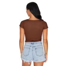 Load image into Gallery viewer, Lehigh Brown Babydoll Tee