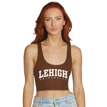 Load image into Gallery viewer, Lehigh Brown Crop Tank Top