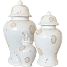Load image into Gallery viewer, Beige Leopard Print Ginger Jars