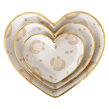 Load image into Gallery viewer, Leopard Print Heart Dishes
