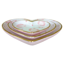 Load image into Gallery viewer, Leopard Print Heart Dishes
