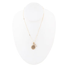 Load image into Gallery viewer, Libra - Zodiac White Moonstone Golden Charm Necklace