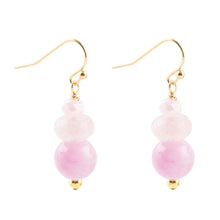 Load image into Gallery viewer, Lilac Jade Drop Earrings