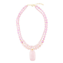 Load image into Gallery viewer, Lilac Jade Statement Necklace