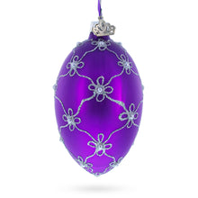Load image into Gallery viewer, 1906 The Swan Royal Egg Glass Ornament 4 Inches