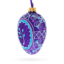 Load image into Gallery viewer, Willow Branch Glass Egg Ornament 4 Inches