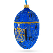 Load image into Gallery viewer, 1917 Twilight Imperial Glass Egg Ornament 4 Inches