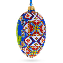 Load image into Gallery viewer, Statue of Liberty Ukrainian Glass Egg Ornament 4 Inches