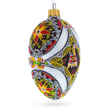 Load image into Gallery viewer, The Horse Ukrainian Glass Egg Ornament 4 Inches