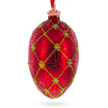 Load image into Gallery viewer, 1897 Coronation In Red Royal Egg Glass Ornament 4 Inches
