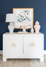 Load image into Gallery viewer, Hydrangea Light Blue Ginger Jar Lamp