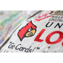 Load image into Gallery viewer, Louisville, University of Collegiate Embroidered Pillow by CatStudio