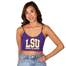 Load image into Gallery viewer, LSU Purple Spaghetti Tank