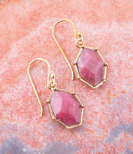 Load image into Gallery viewer, Lucky 7's Earrings - Rhodonite
