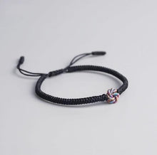 Load image into Gallery viewer, Mandalas Tibetan Handmade Lucky Bracelet - Black