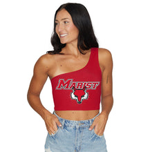 Load image into Gallery viewer, Marist Red One Shoulder Top