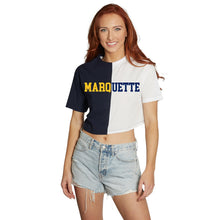 Load image into Gallery viewer, Marquette Split Tee
