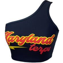Load image into Gallery viewer, Maryland Terps Lightning One Shoulder Top