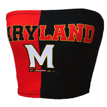 Load image into Gallery viewer, Maryland Terps Two Tone Tube Top