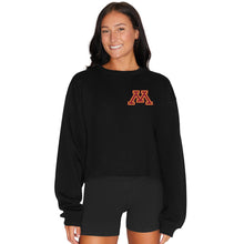 Load image into Gallery viewer, Minnesota Black Crewneck