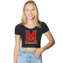 Load image into Gallery viewer, Maryland Terps Black Babydoll Tee