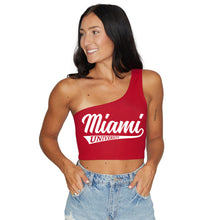 Load image into Gallery viewer, Miami University Red One Shoulder Top