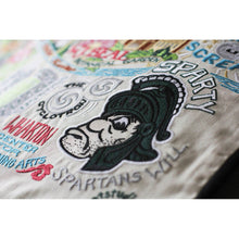 Load image into Gallery viewer, Michigan State University Collegiate Embroidered Pillow by CatStudio