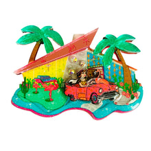 Load image into Gallery viewer, Mid Century Palm Springs House Brooch by Rosie Rose Parker