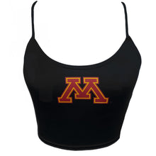 Load image into Gallery viewer, Minnesota Black Spaghetti Tank