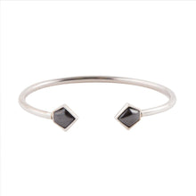 Load image into Gallery viewer, Mirror Image Hematite and Sterling Silver Bracelet