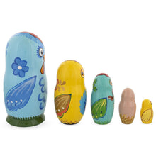 Load image into Gallery viewer, The Chicken Family Wooden Nesting Dolls