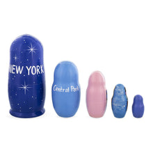 Load image into Gallery viewer, New York City Wooden Stacking Nesting Dolls