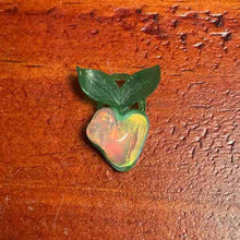 Load image into Gallery viewer, Radish Elegance - Fire Opal Diamond Tsavorite Pendant 18K White Gold
