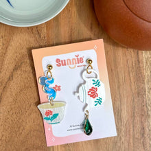 Load image into Gallery viewer, Morning Tea Mismatch Acrylic Earrings