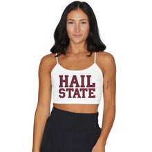 Load image into Gallery viewer, Mississippi State White Spaghetti Tank