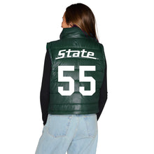 Load image into Gallery viewer, Michigan State Puffer Vest