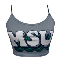 Load image into Gallery viewer, Michigan State Gray Spaghetti Tank