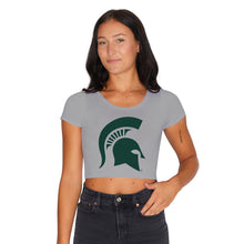 Load image into Gallery viewer, Michigan State Gray Babydoll Tee