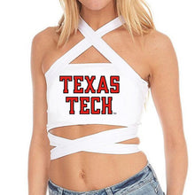 Load image into Gallery viewer, Texas Tech White Multi Way Bandeau Top