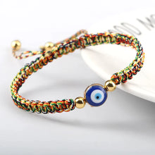 Load image into Gallery viewer, Evil Eye Multi-color Ancient Protection &amp; Lucky Bracelet