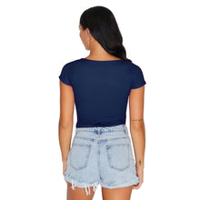 Load image into Gallery viewer, Penn State Navy Babydoll Tee