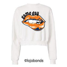Load image into Gallery viewer, Navy &amp; Orange Game Day Sweatshirt