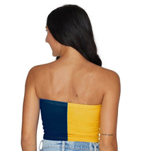 Load image into Gallery viewer, Quinnipiac Two Tone Tube Top