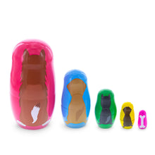 Load image into Gallery viewer, Dogs Wooden Nesting Dolls 4.75 Inches