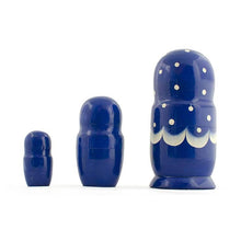 Load image into Gallery viewer, Set of 3 Daffodils Flowers Wooden Nesting Dolls 3.5 Inches
