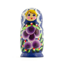 Load image into Gallery viewer, Set of 3 Daffodils Flowers Wooden Nesting Dolls 3.5 Inches