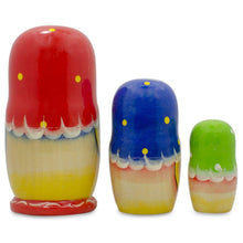 Load image into Gallery viewer, 3 Strawberries Multi-Color  Nesting Dolls 4 Inches